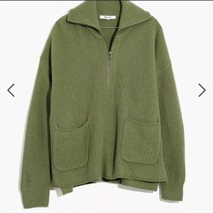 Madewell Glenbrook Half-zip Sweater